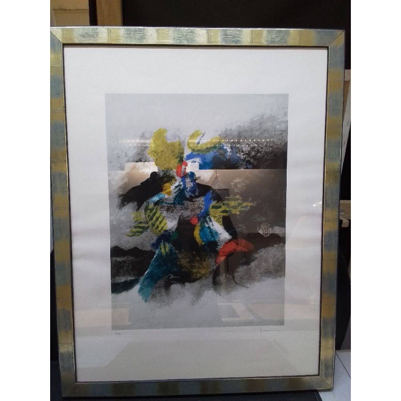 LITHOGRAPHIE PEINTRE LUXEMBOURGEOISE 