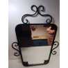 MIROIR FER FORGE
