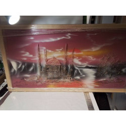 TABLEAU RELIEF MOSQUÉE 