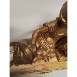 GARNITURE DE CHEMINÉE PRINTEMPS FLEURI