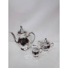 SERVICE 3 PIECES PORCELAINE ARGENTEE THOMAS 
