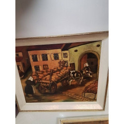 HUILE SUR PANNEAU H. BETTEMBOURG