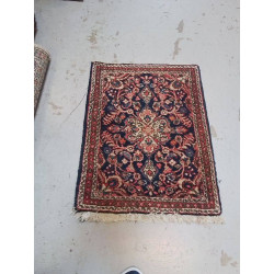 TAPIS BLEU PETIT MODÈLE 62X80