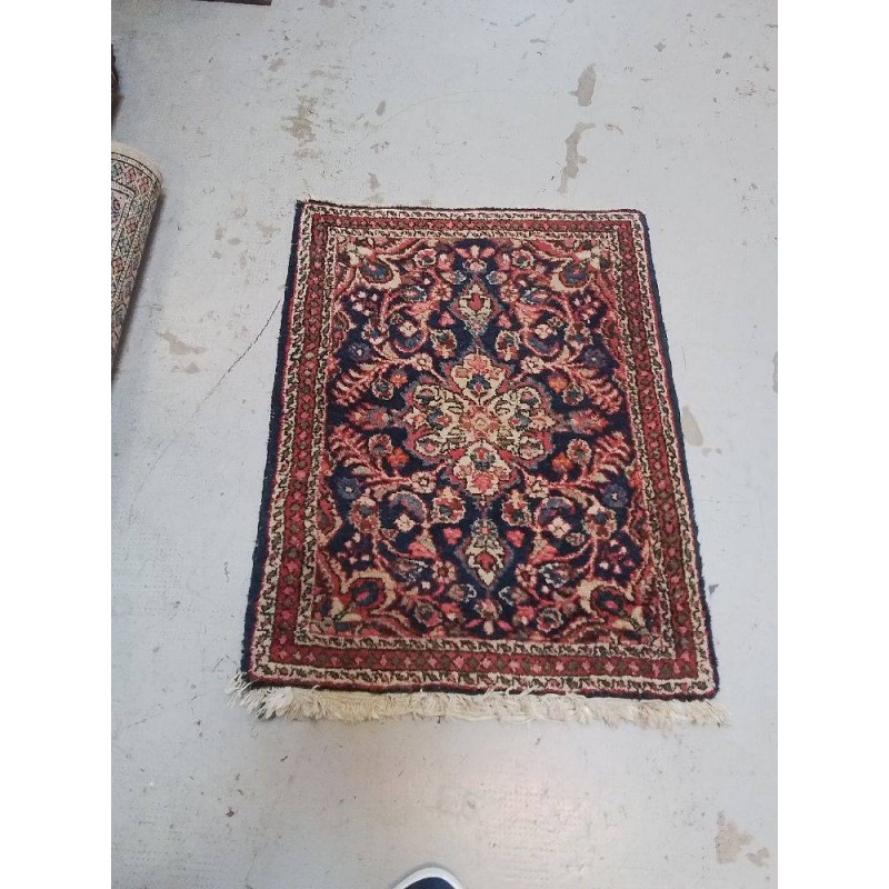TAPIS BLEU PETIT MODÈLE 62X80
