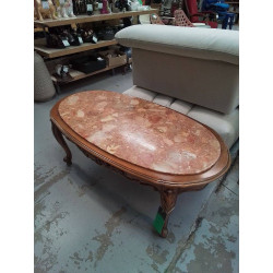 TABLE BASSE OVALE PLATEAU...