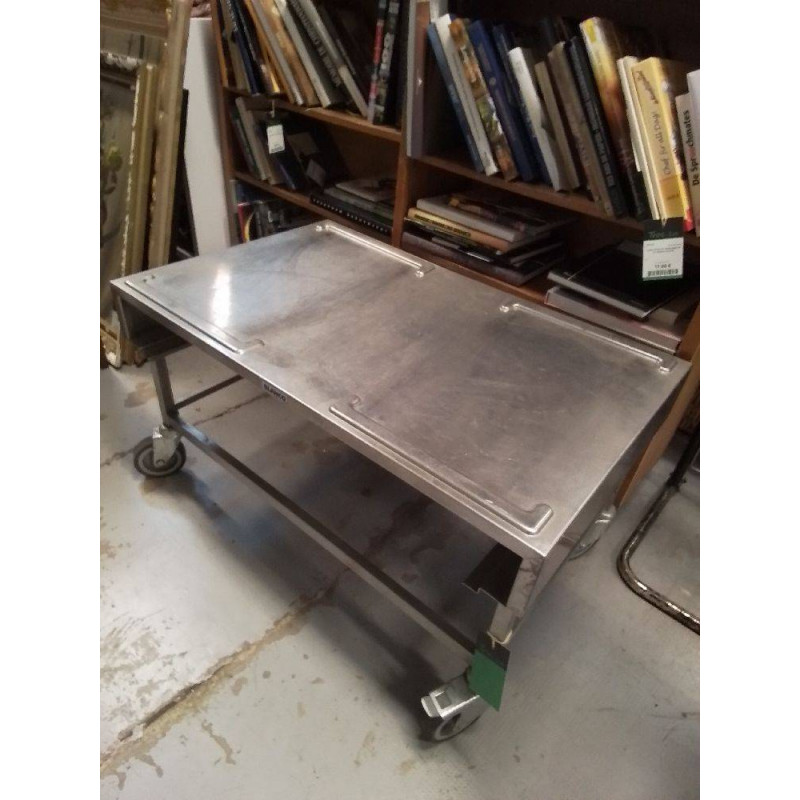 DESSERTE CHARIOT INOX BLANCO