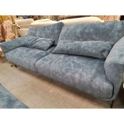 CANAPÉ TISSU BLEU LIVING ROOM
