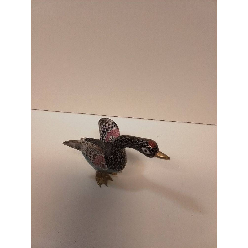 DÉCORATION OISEAUX CLOISONNÉ 