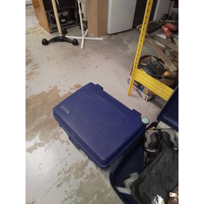 VALISE RIGIDE BLEUE