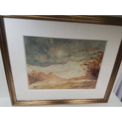 AQUARELLE HASTERT PAYSAGE...