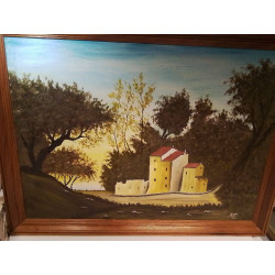 TOILE SIGNÉE LOPES 1992