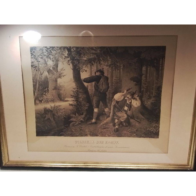 REPRODUCTION ANCIENNE WILDERER. DER KAMPF.