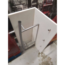 PORTE MANTEAU MURAL BLANC 