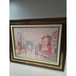 HUILE SUR TOILE SIGNÉE...