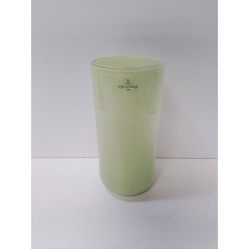 VASE VILLEROY ET BOCH VERRE  VERT
