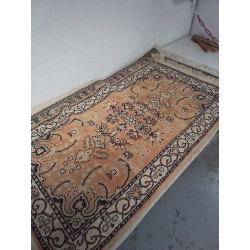 TAPIS TON BRUN 107X60