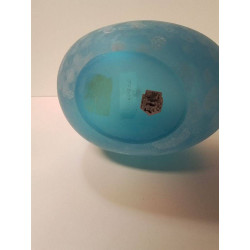 VASE VERRE BLEU CENEDESE