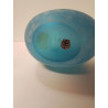 VASE VERRE BLEU CENEDESE