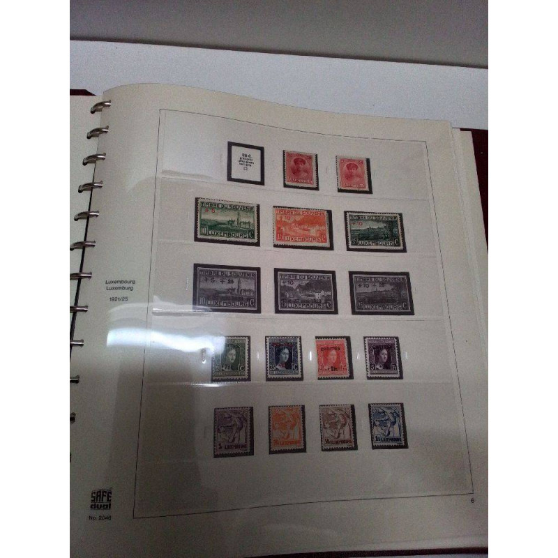 CLASSEUR TIMBRES LUXEMBOURG 