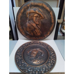 PLAT CUIVRE DÉCORATIF 