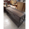 CONSOLE MODERNE 2 TIROIRS 