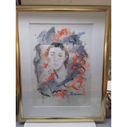 AQUARELLE SIGNÉE HOFFMANN