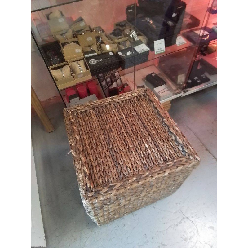 POUF COFFRE CORDE