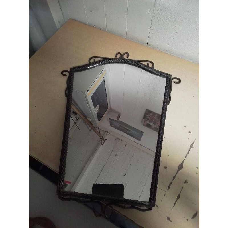 MIROIR FER FORGÉ 