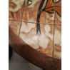 TABLE BASSE CARRELÉ SIGNÉE DUTRON PIED METAL