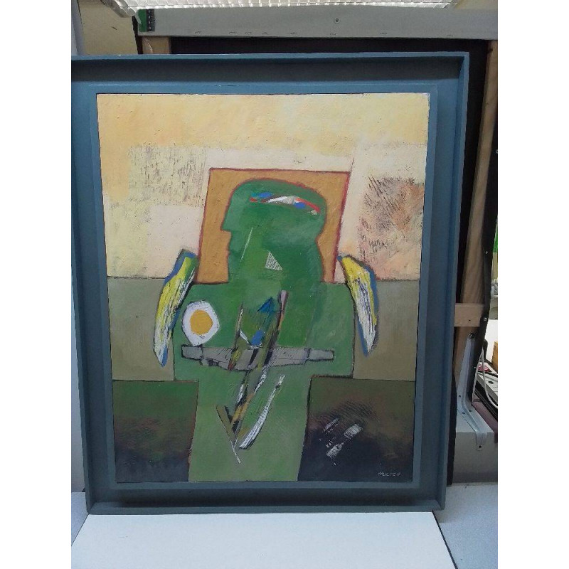 TABLEAU ABSTRAIT FRANZ HULTEN 70X50