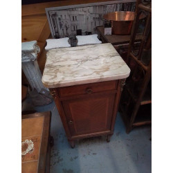 CHEVET ANCIEN MARBRE BLANC 