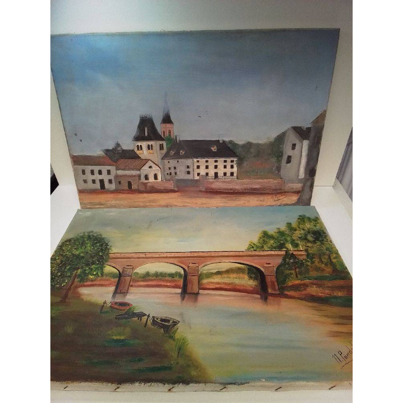 HUILE SUR TOILE SIGNÉE PUNDEL