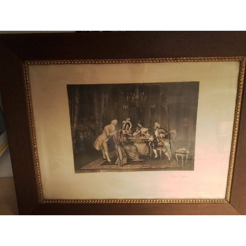 REPRODUCTION SCENE GALANTE