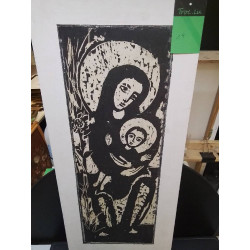 PEINTURE RELIGIEUSE NOIR ET...