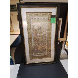 CADRE ASIATIQUE EN SOIE 