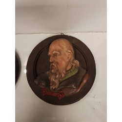 DÉCORATION MURALE PORTRAIT PLATRE