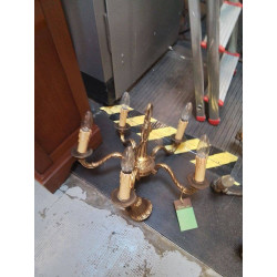 LUSTRE LAITON 5 BRANCHES 