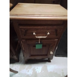 CHEVET CHÊNE 1 PORTE 1 TIROIR 