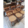 LOT DE 6 CHAISES BISTROT 