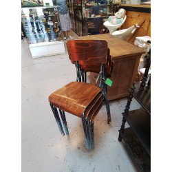 CHAISE STYLE INDUSTRIEL LA...