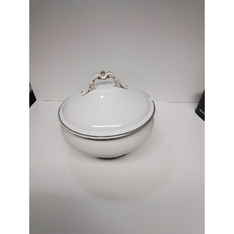 SOUPIERE BORD NOIR ET DORE 