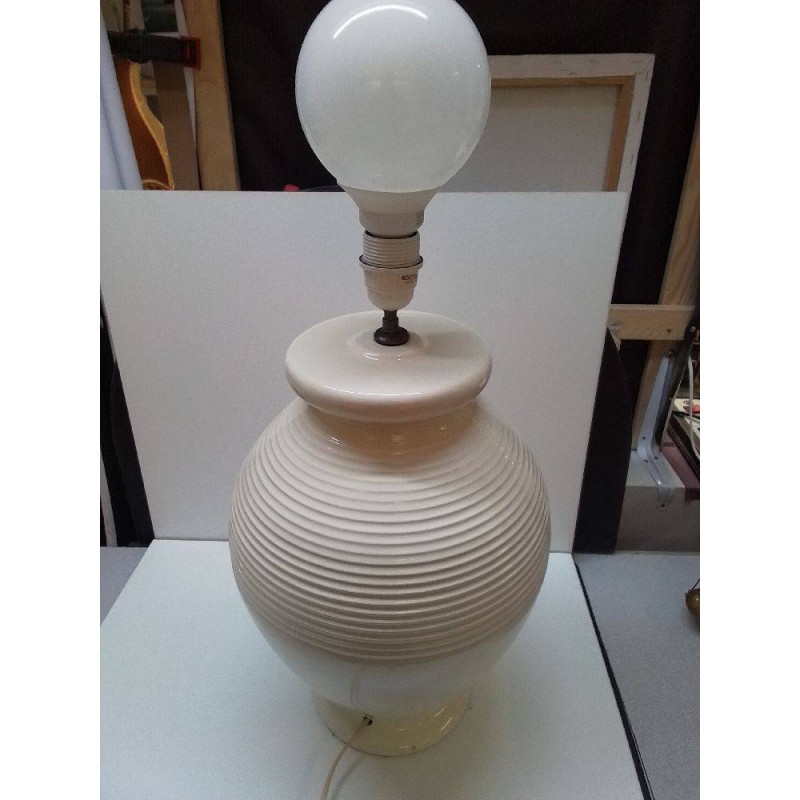 LAMPE CÉRAMIQUE BEIGE KOSTKA 