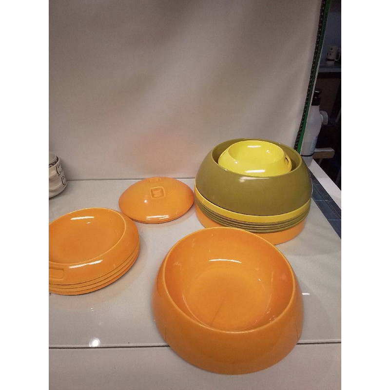 ENSEMBLE BOULE AVANT GARDE VILLEROY ET BOCH INCOMPLET EN L\'ÉTAT 18 PIECES