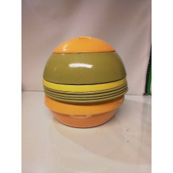 ENSEMBLE BOULE AVANT GARDE VILLEROY ET BOCH INCOMPLET EN L\'ÉTAT 18 PIECES