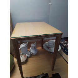 TABLE BASSE BOIS ET VERRE 