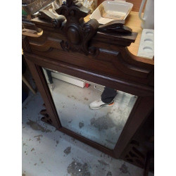MIROIR BOIS SCULPTÉ 