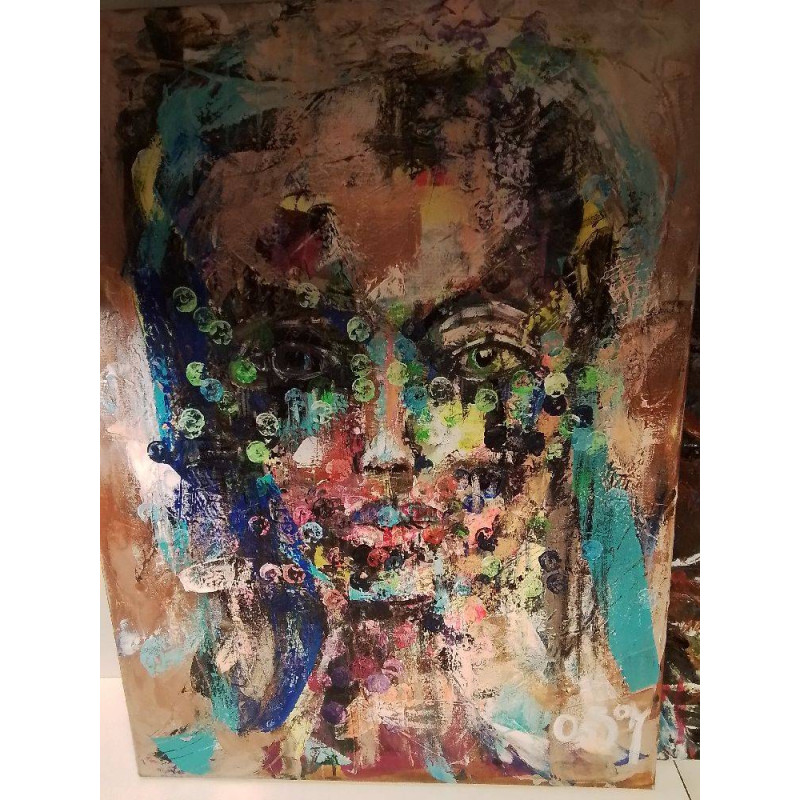 ACRYLIQUE SIGNÉE OSSOM