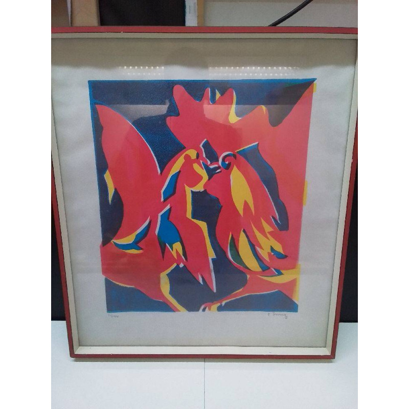 LITHOGRAPHIE ÉLISABETH DERING 