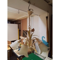 LUSTRE 5 BRANCHES MÉTAL...