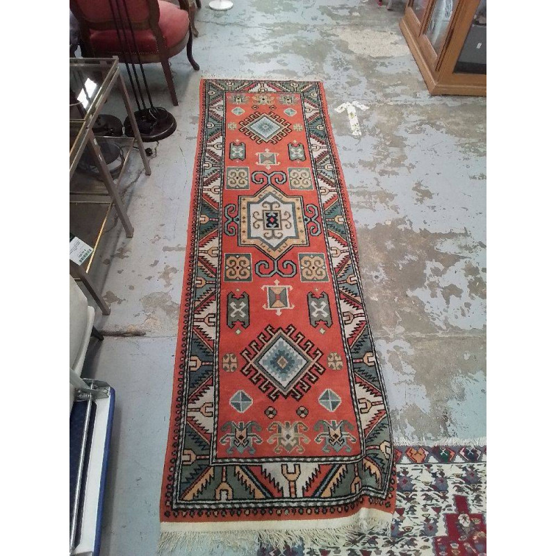 TAPIS DE COULOIR TON ORANGE 250X75